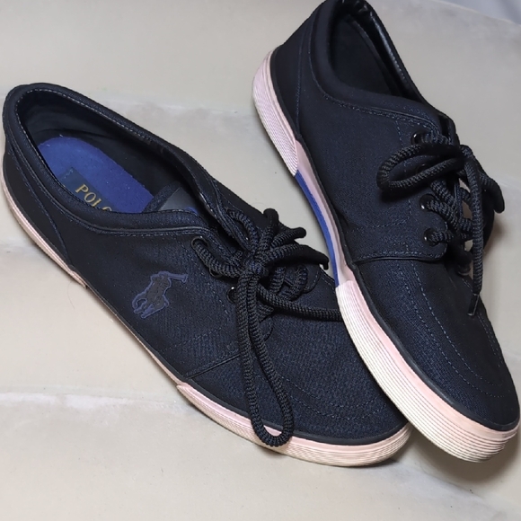 Ralph Lauren Black Sneakers - Picture 1 of 5